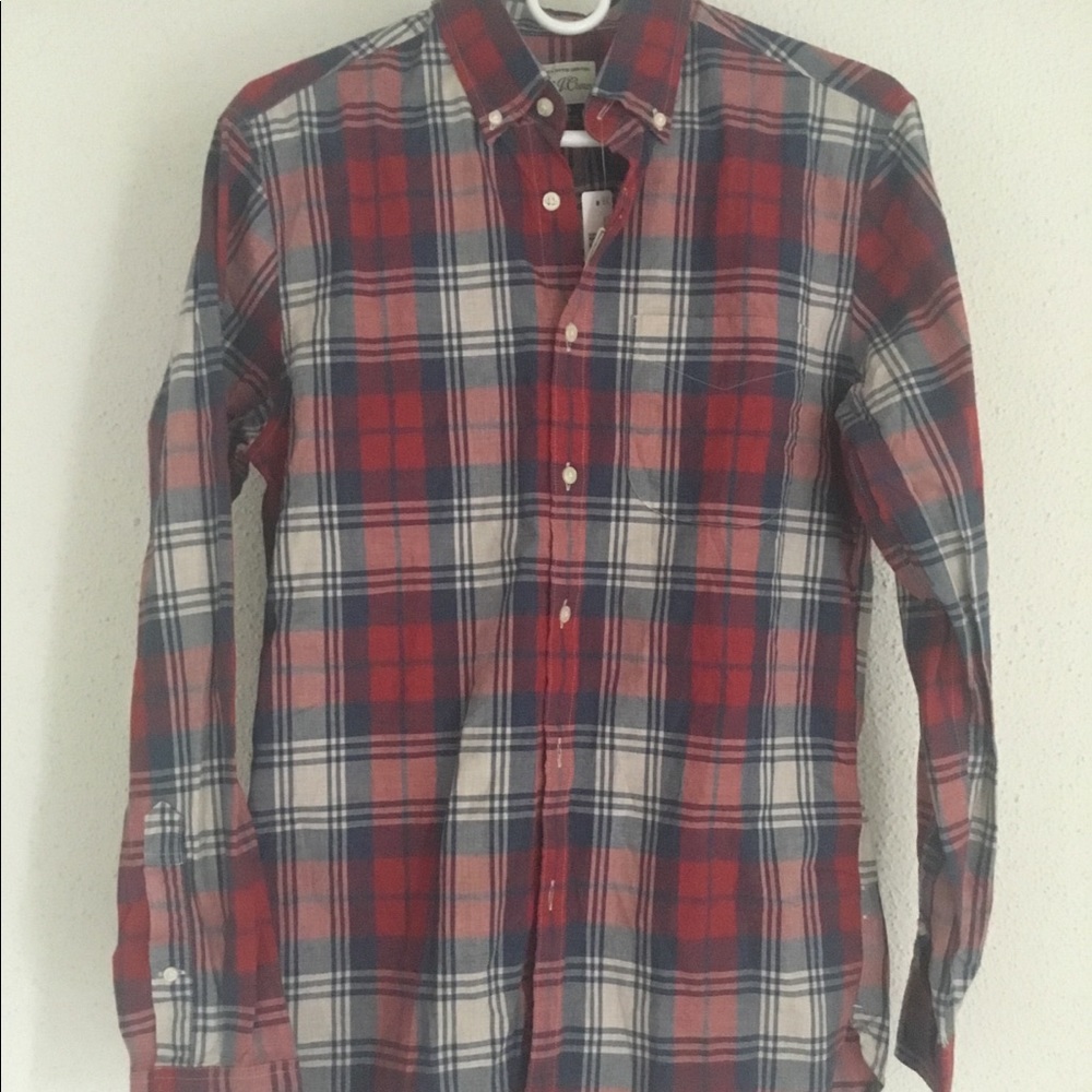 Jcrew men’s plaid shirt